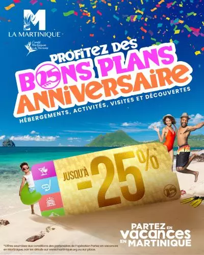 flyer partez en vacances en martinique