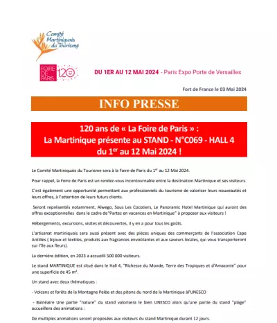 foire de paris cp